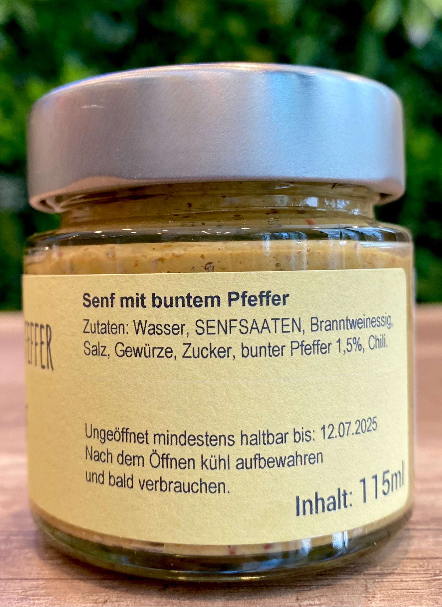 Bunter Pfeffer Senf