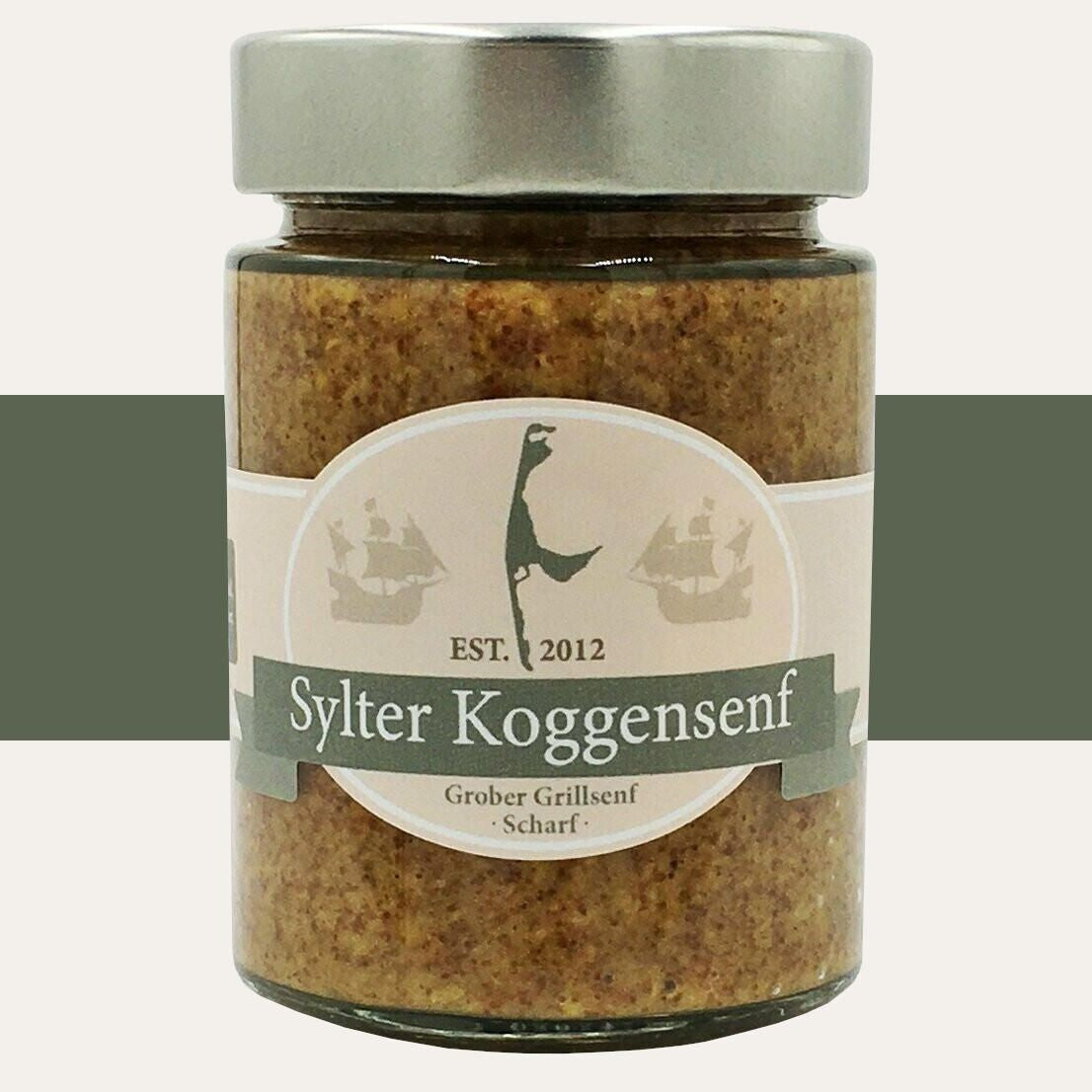 Sylter Koggensenf - Grober Grillsenf Scharf