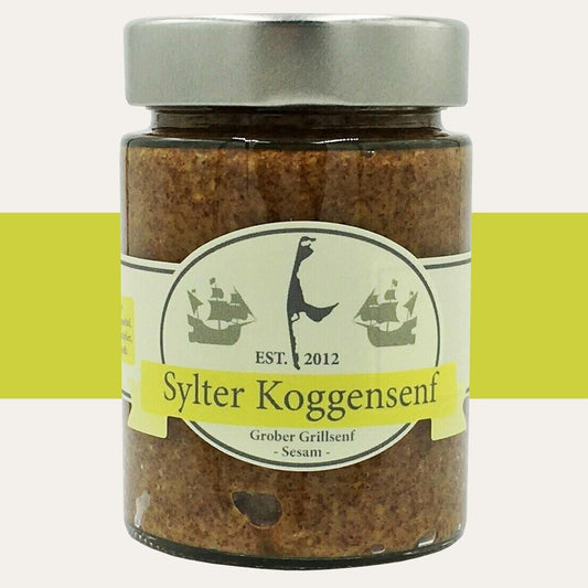 Sylter Koggensenf - Grober Grillsenf Sesam