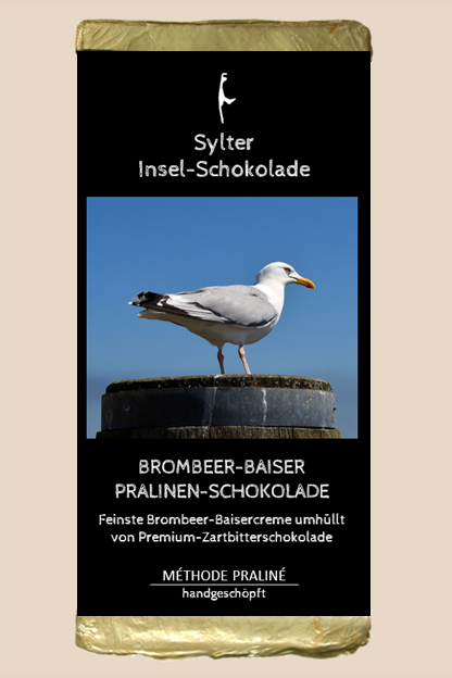 Sylter Inselschokolade - Brombeer Baiser Pralinen ca 100g.
